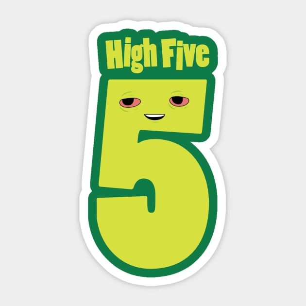 High Five Sticker by artguy